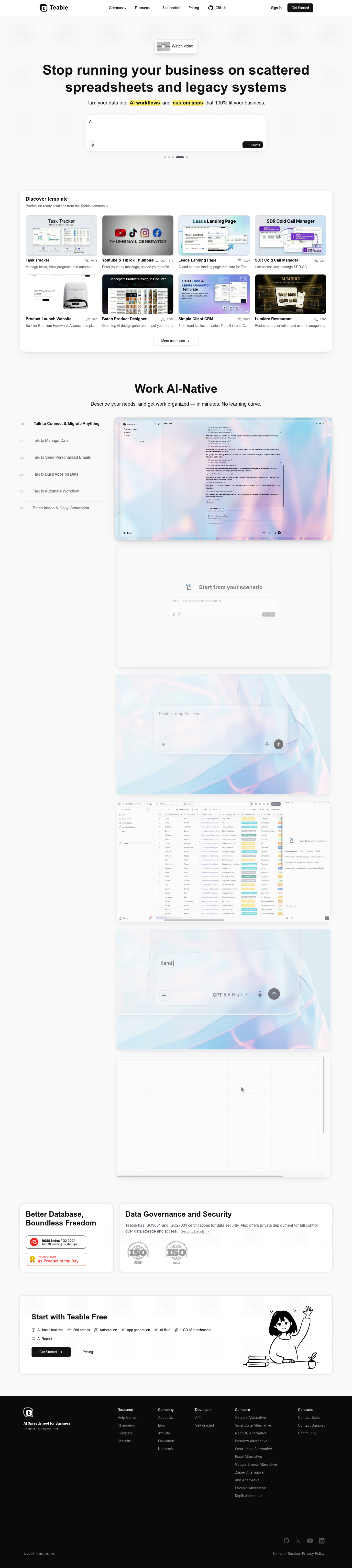 Teable 3.0 screenshot