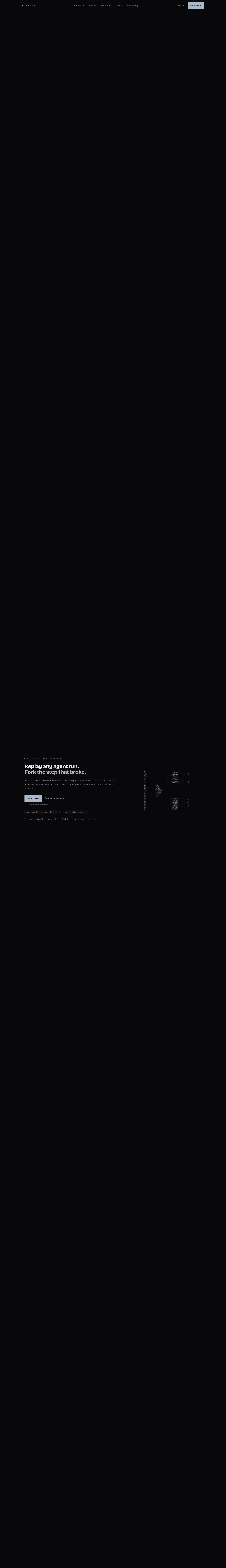 Retrace screenshot