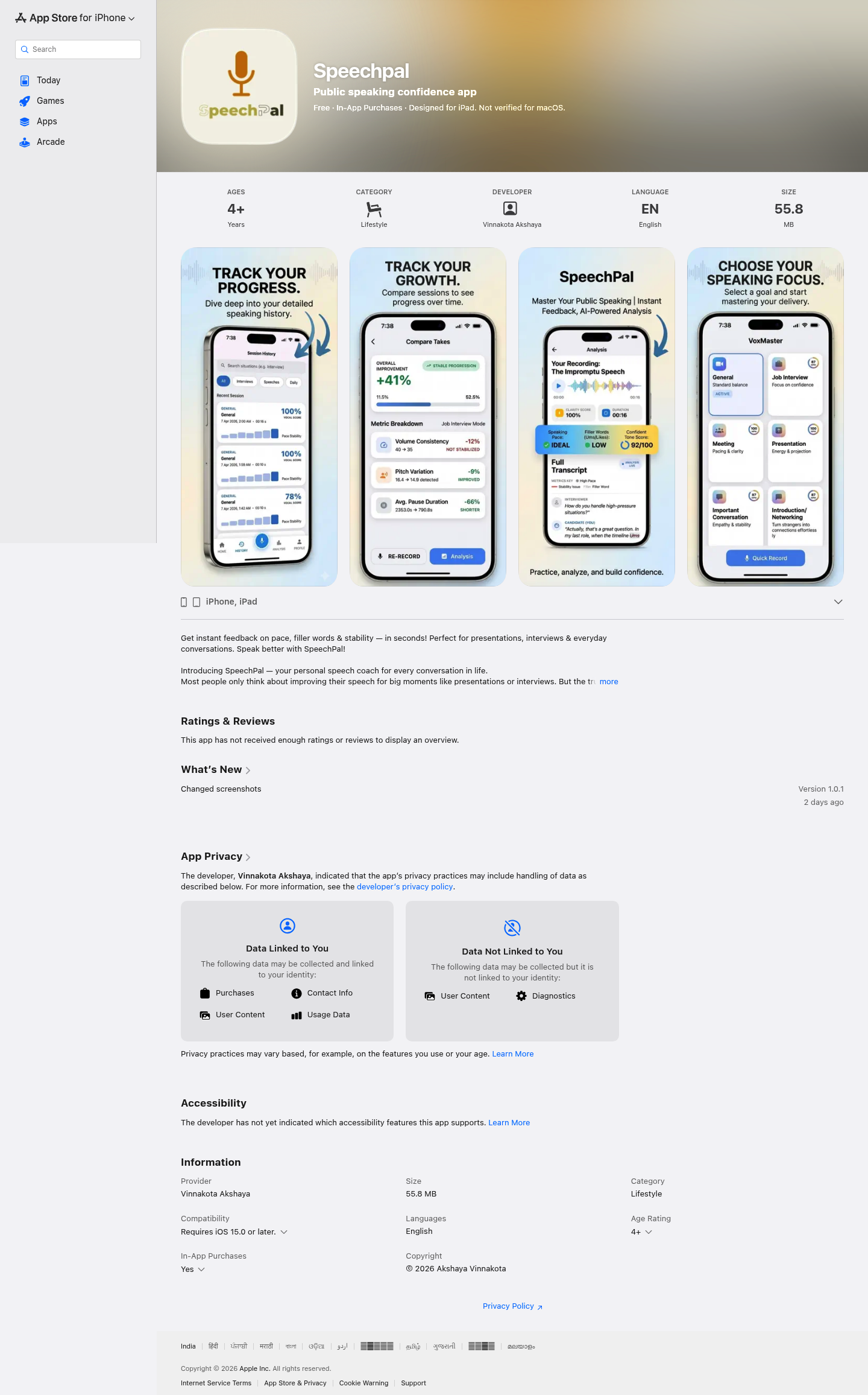 SpeechPal screenshot