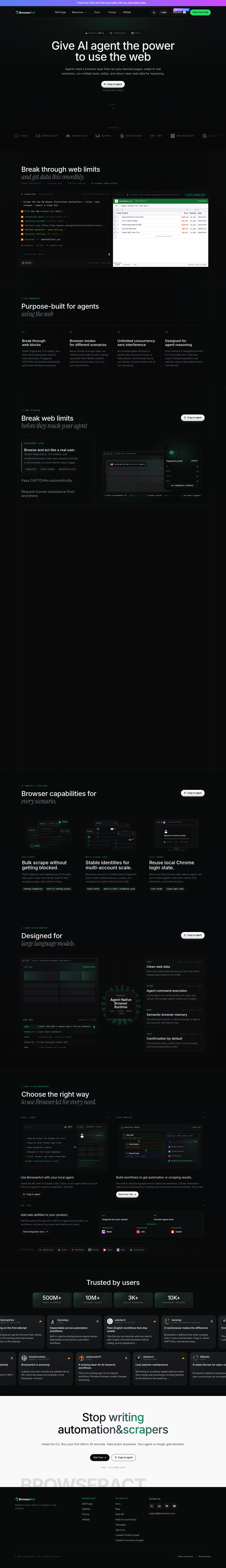 BrowserAct screenshot