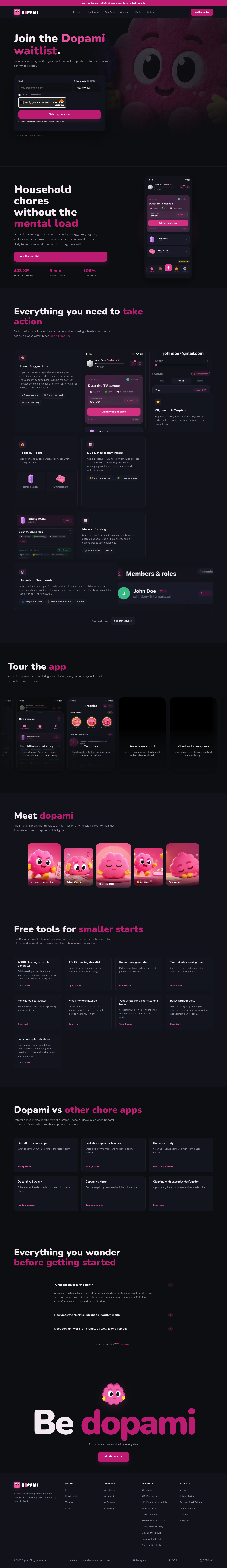 Dopami screenshot