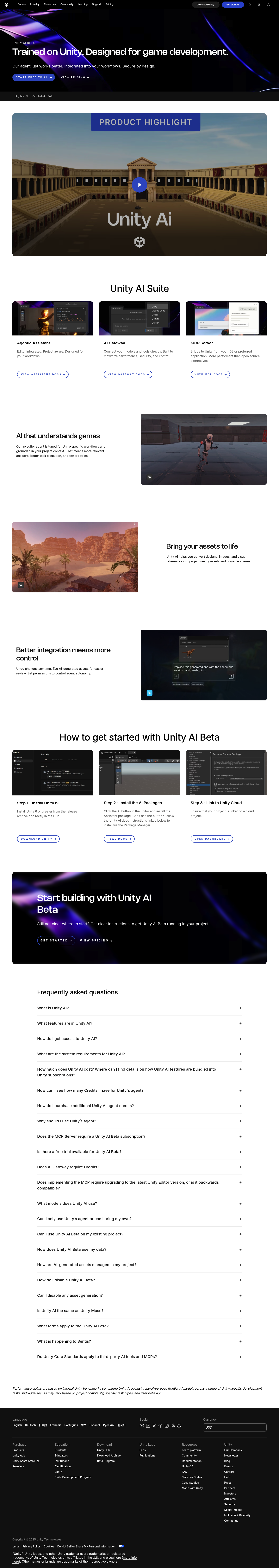 Unity AI screenshot
