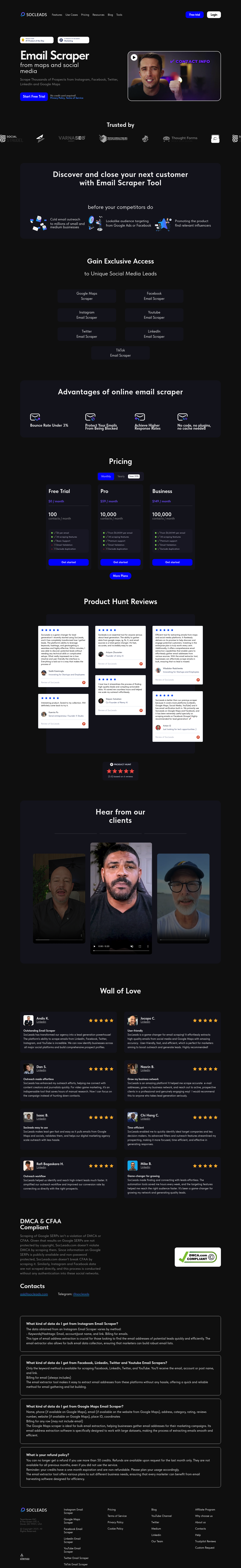 SocLeads 3.0 screenshot
