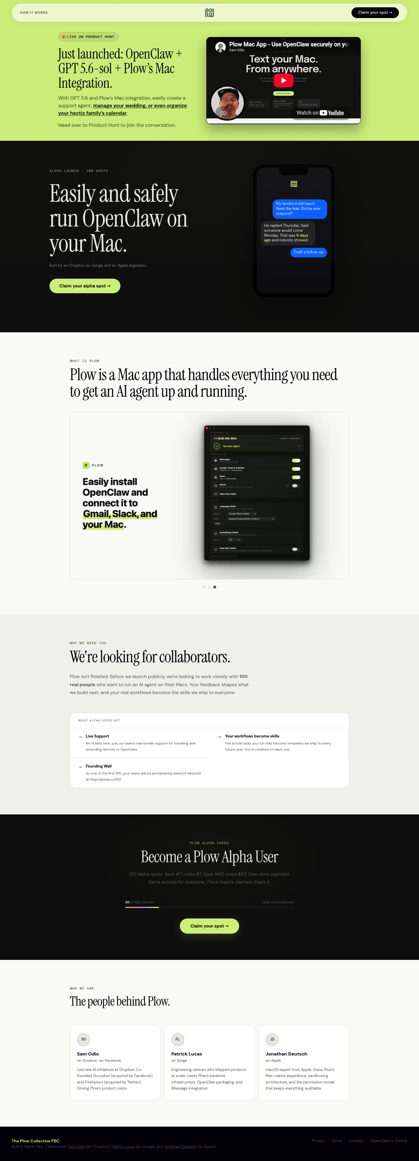 Plow Mac App screenshot
