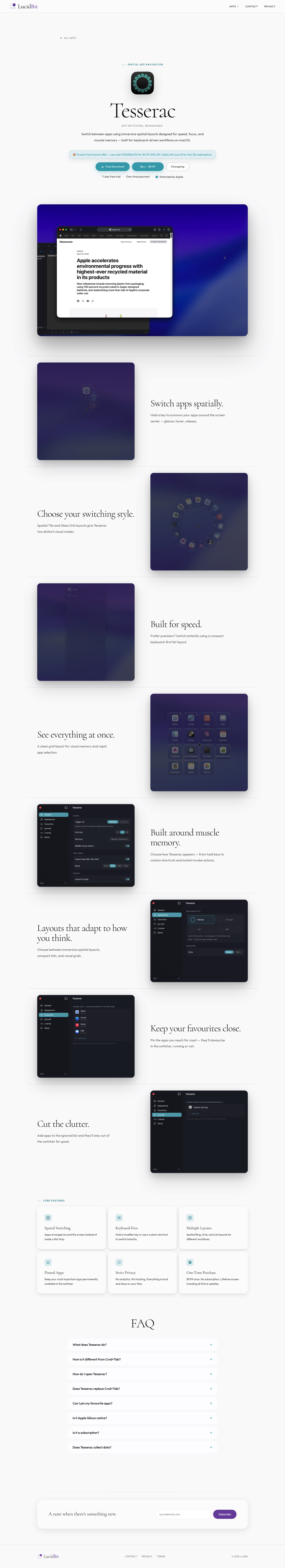 Tesserac screenshot