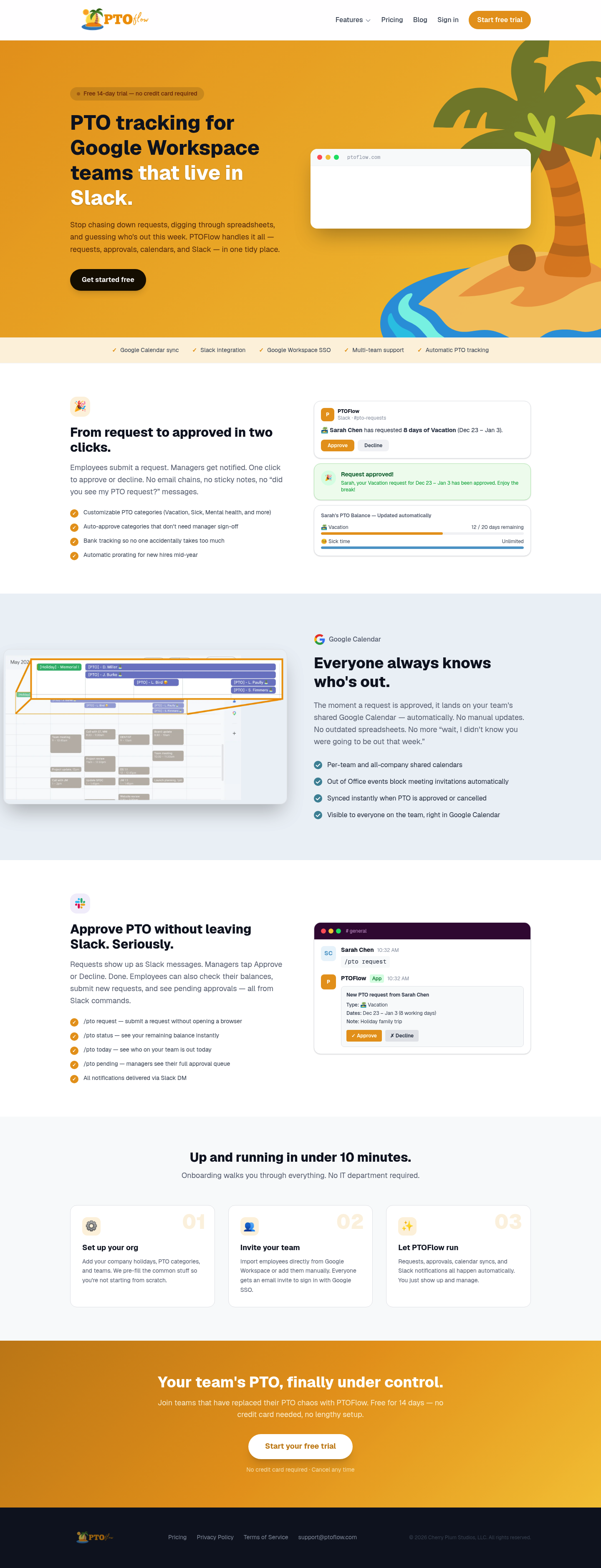 PTOFlow screenshot