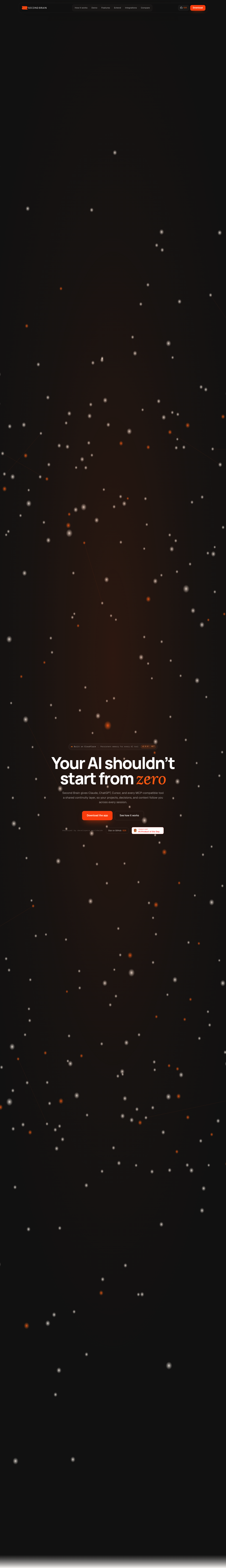 Second Brain for Mac and Windows screenshot