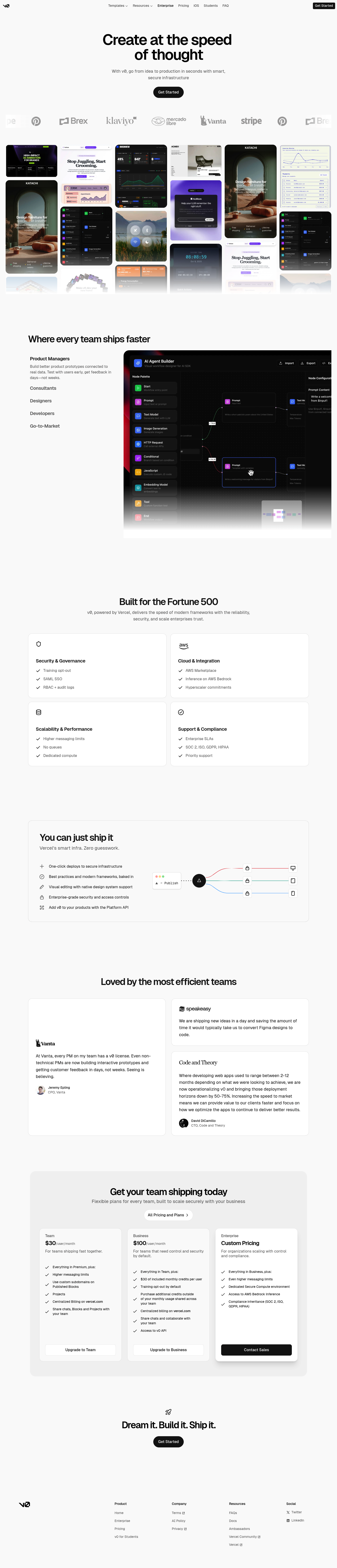 v0 Design Systems 2.0 screenshot