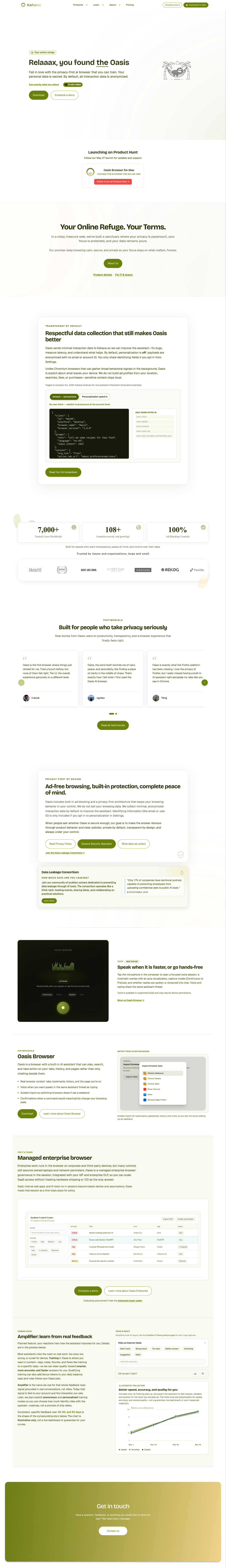 Oasis Browser for Mac screenshot