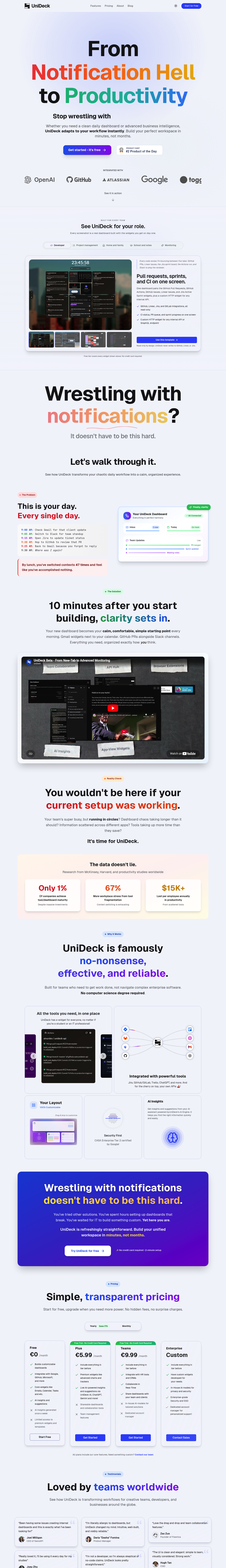 Unideck screenshot