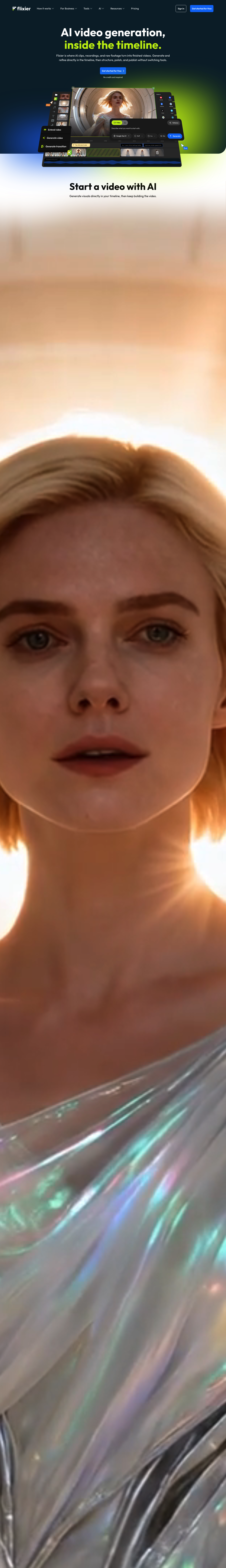 Flixier Edit by Transcript  screenshot