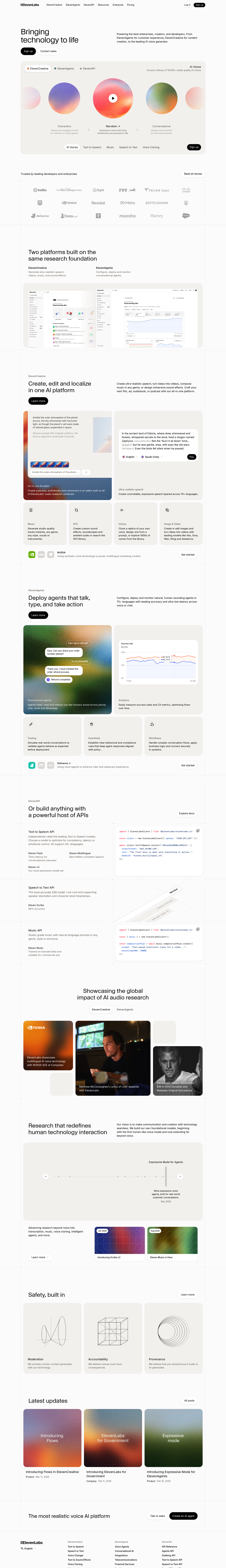ElevenLabs screenshot