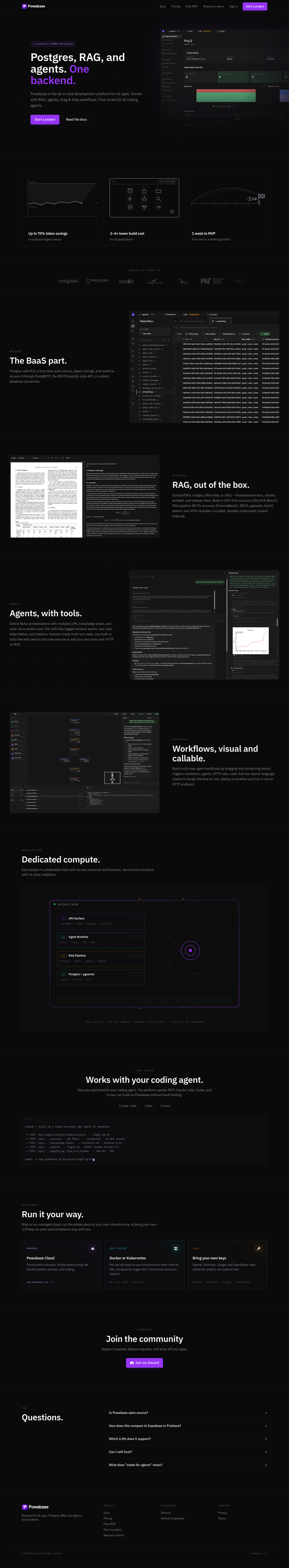 Powabase screenshot