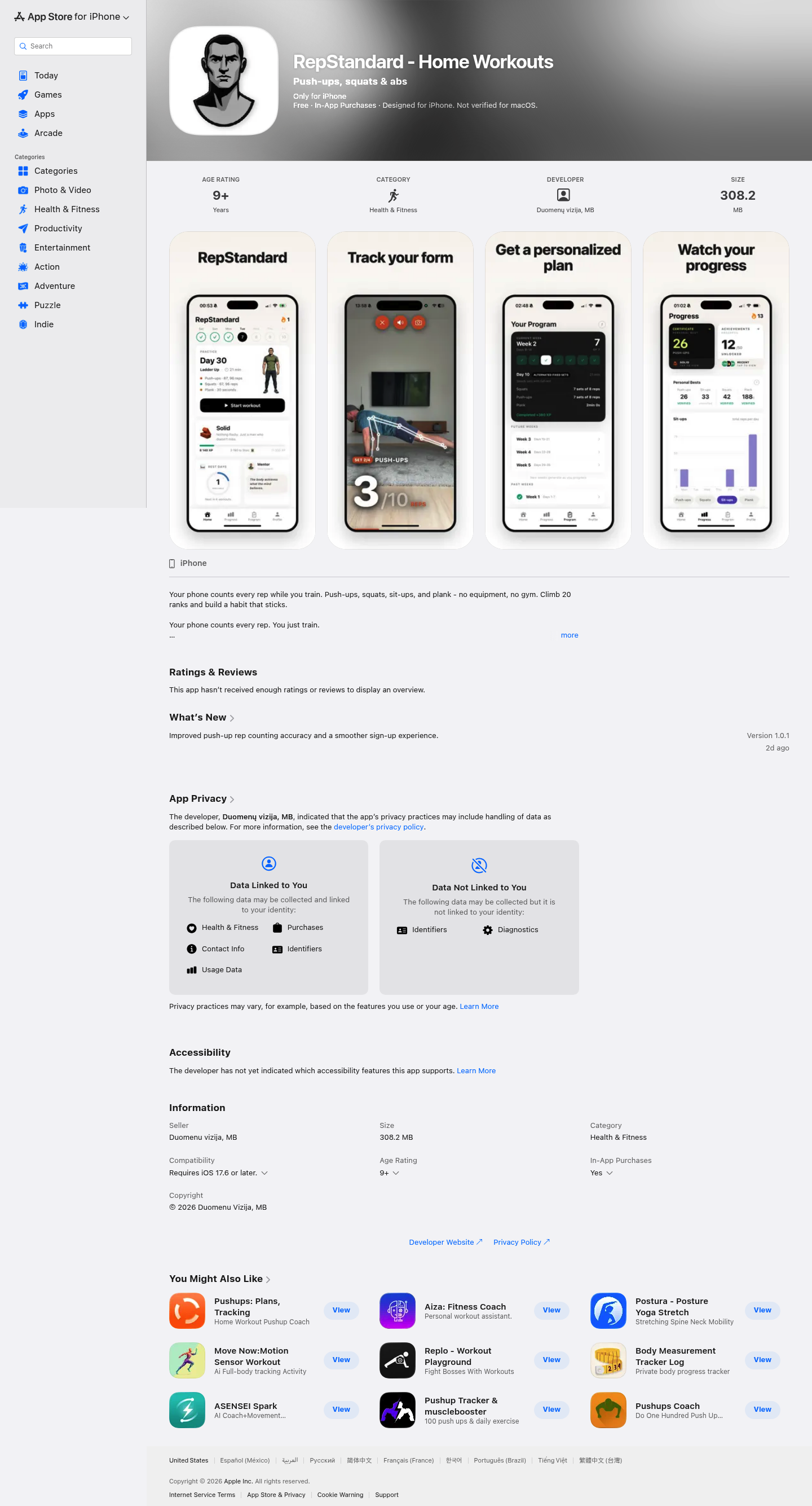RepStandard screenshot