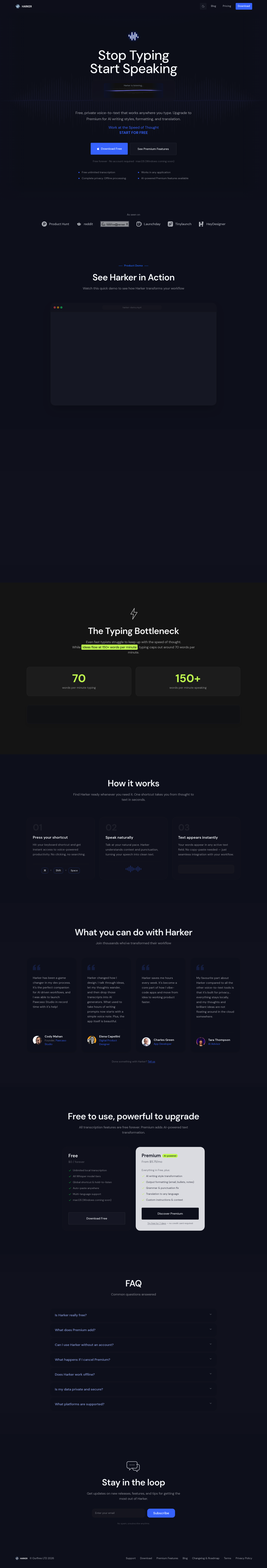 Harker 2.0 screenshot