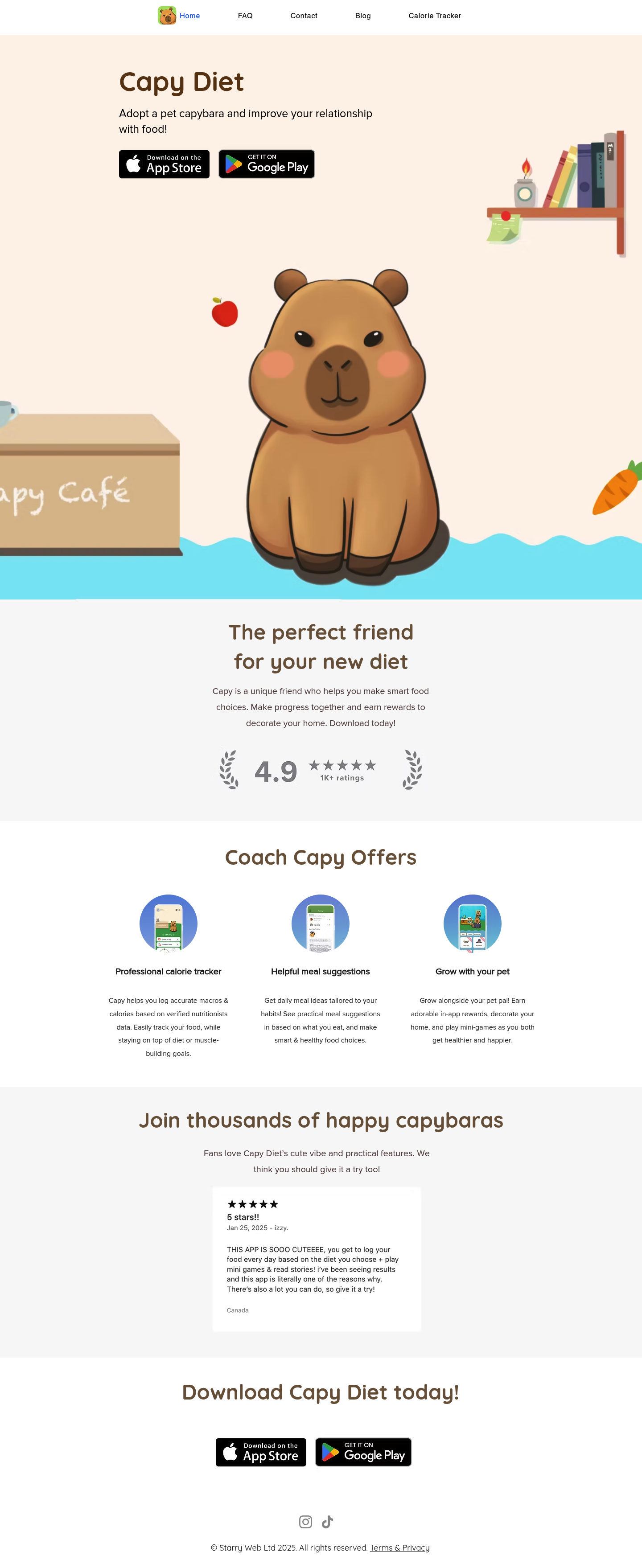 Capy Diet screenshot