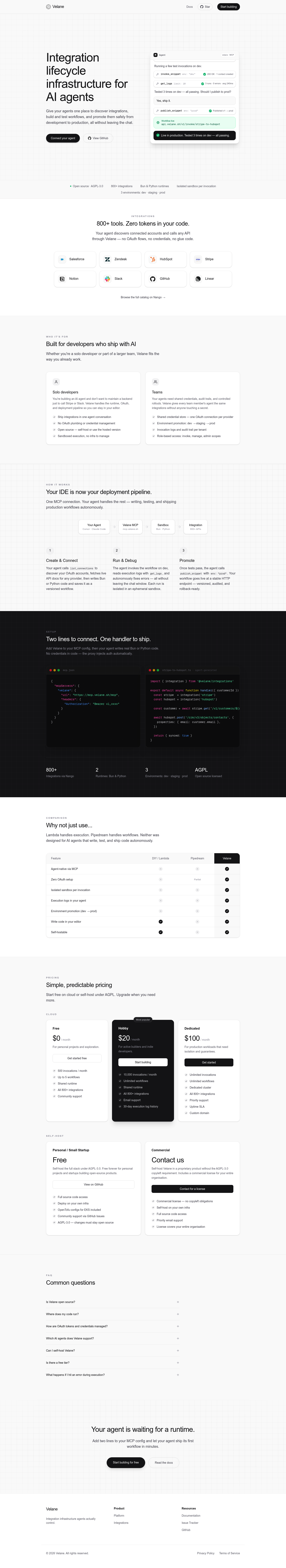 Velane screenshot