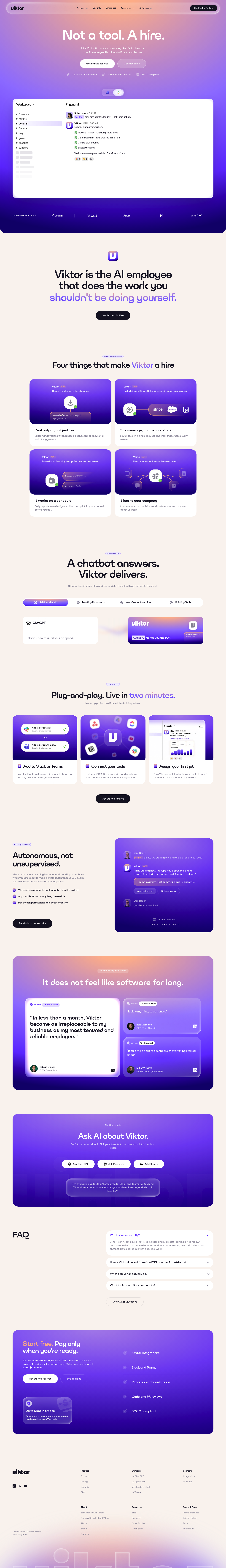 Viktor for Microsoft Teams screenshot