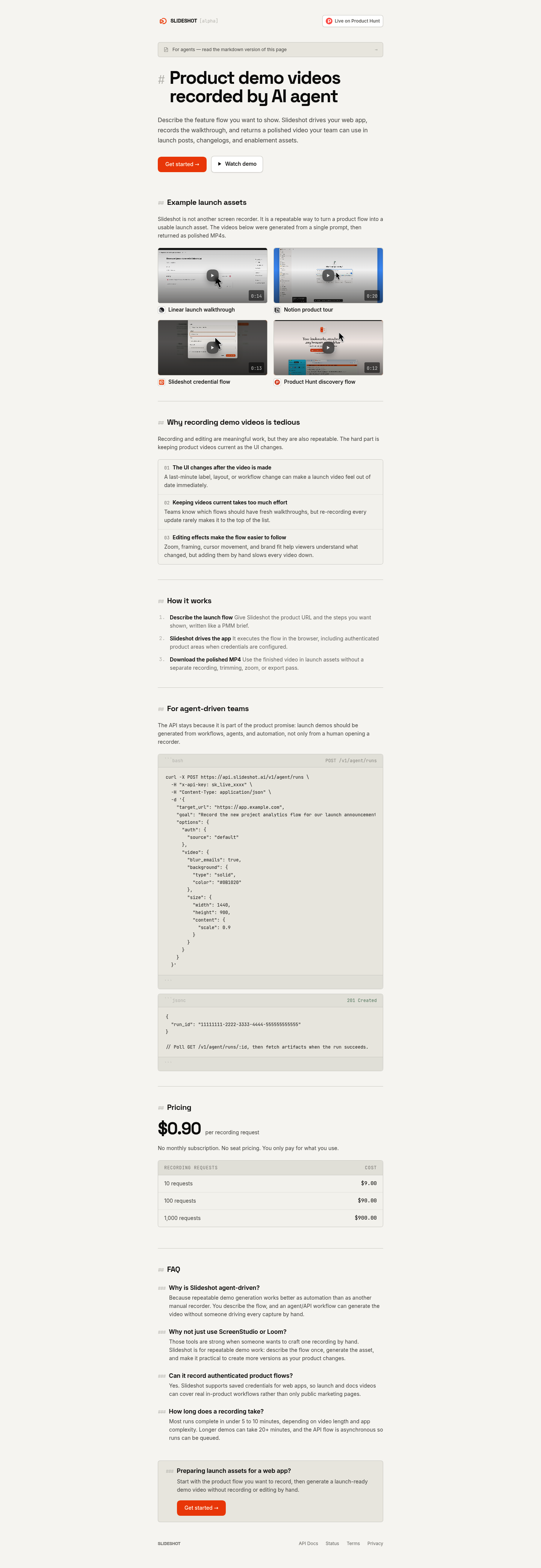Slideshot screenshot
