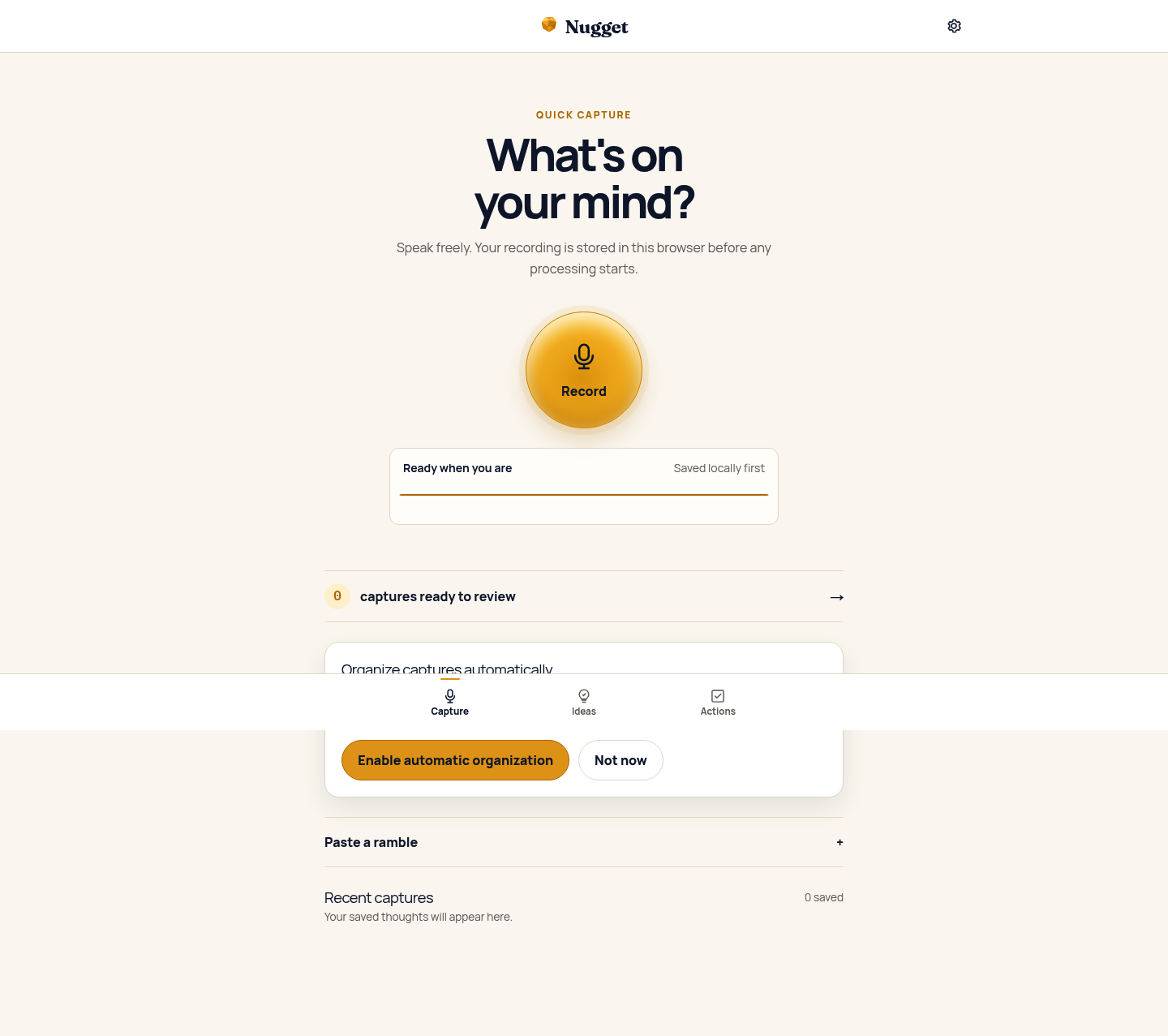 Nugget screenshot