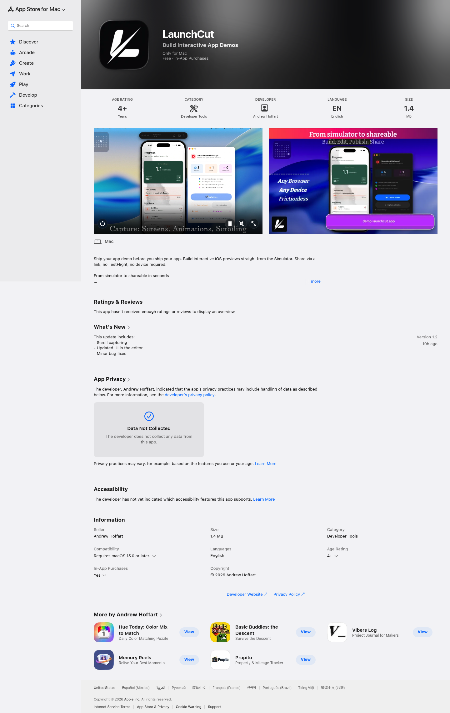LaunchCut screenshot