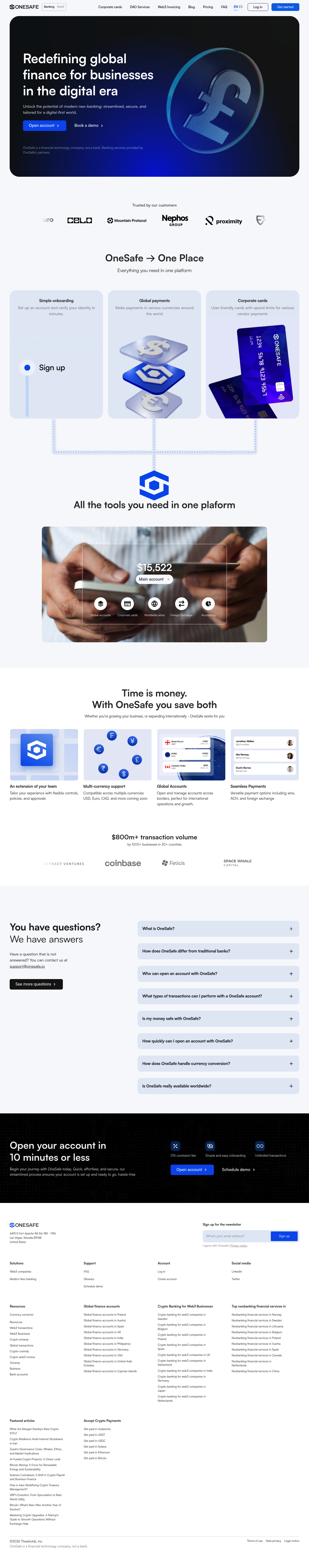 OneSafe screenshot