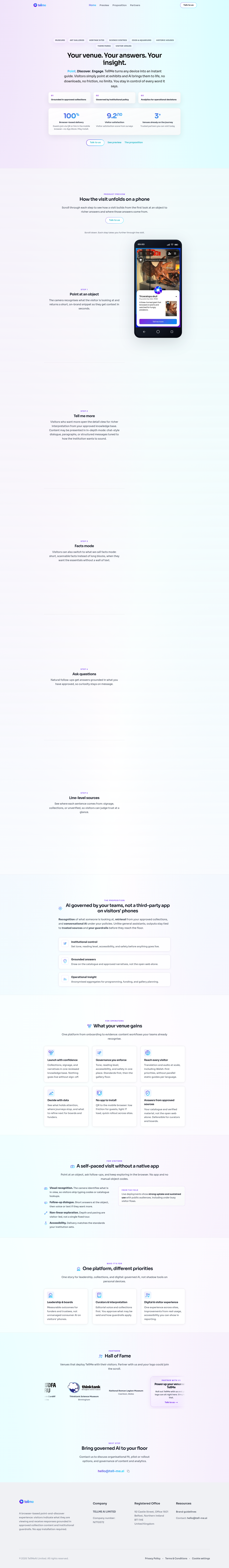 Tellme screenshot