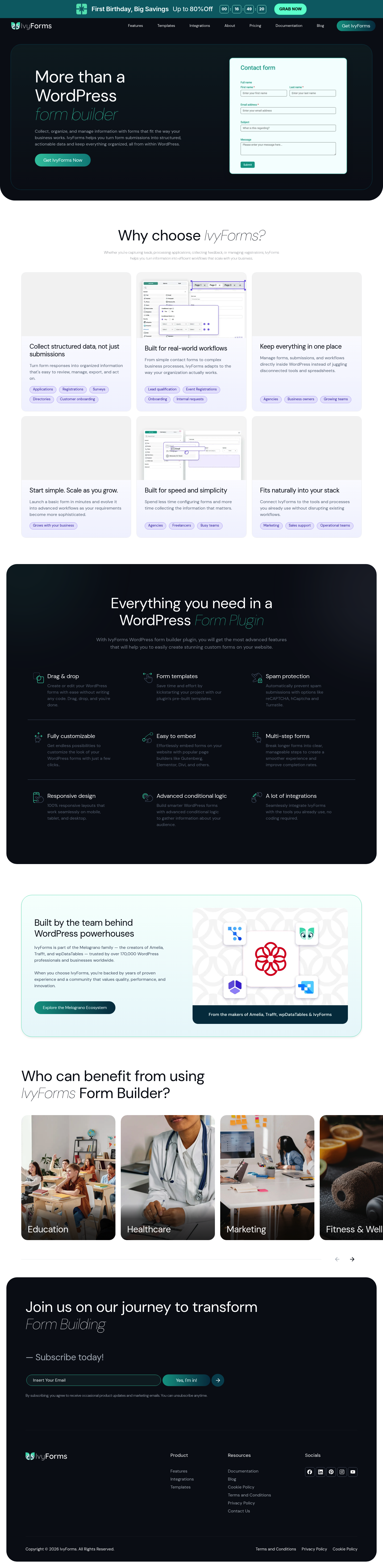IvyForms screenshot