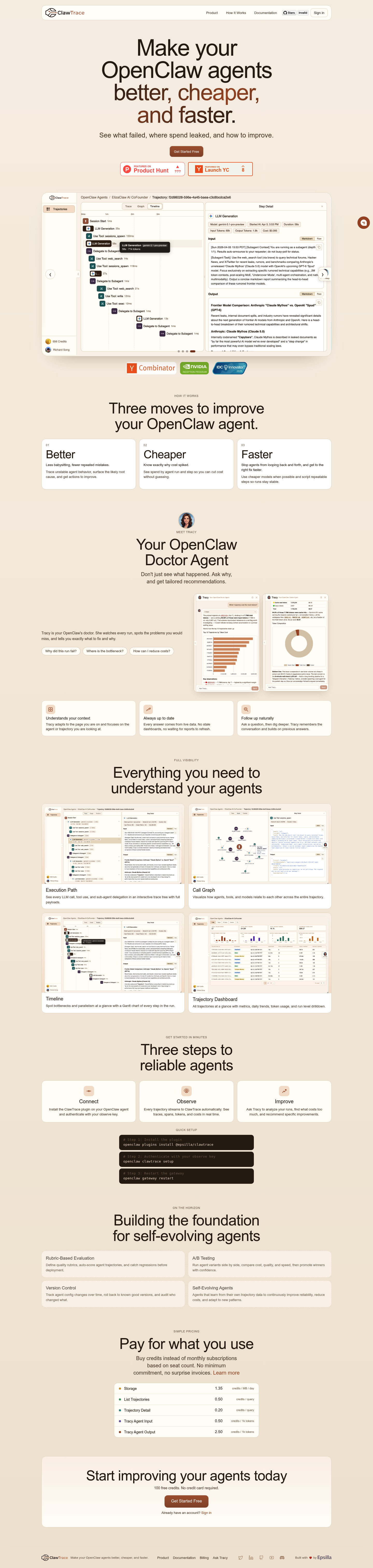 ClawTrace screenshot