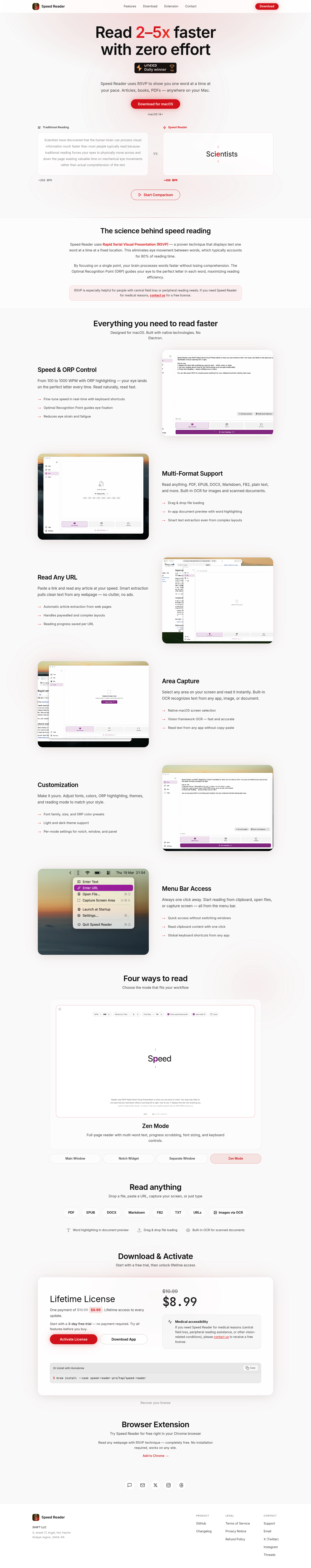 Speed Reader screenshot