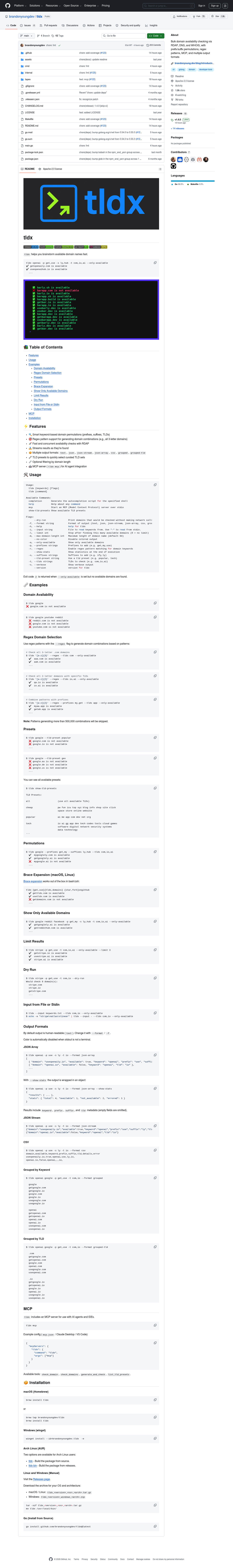 tldx screenshot