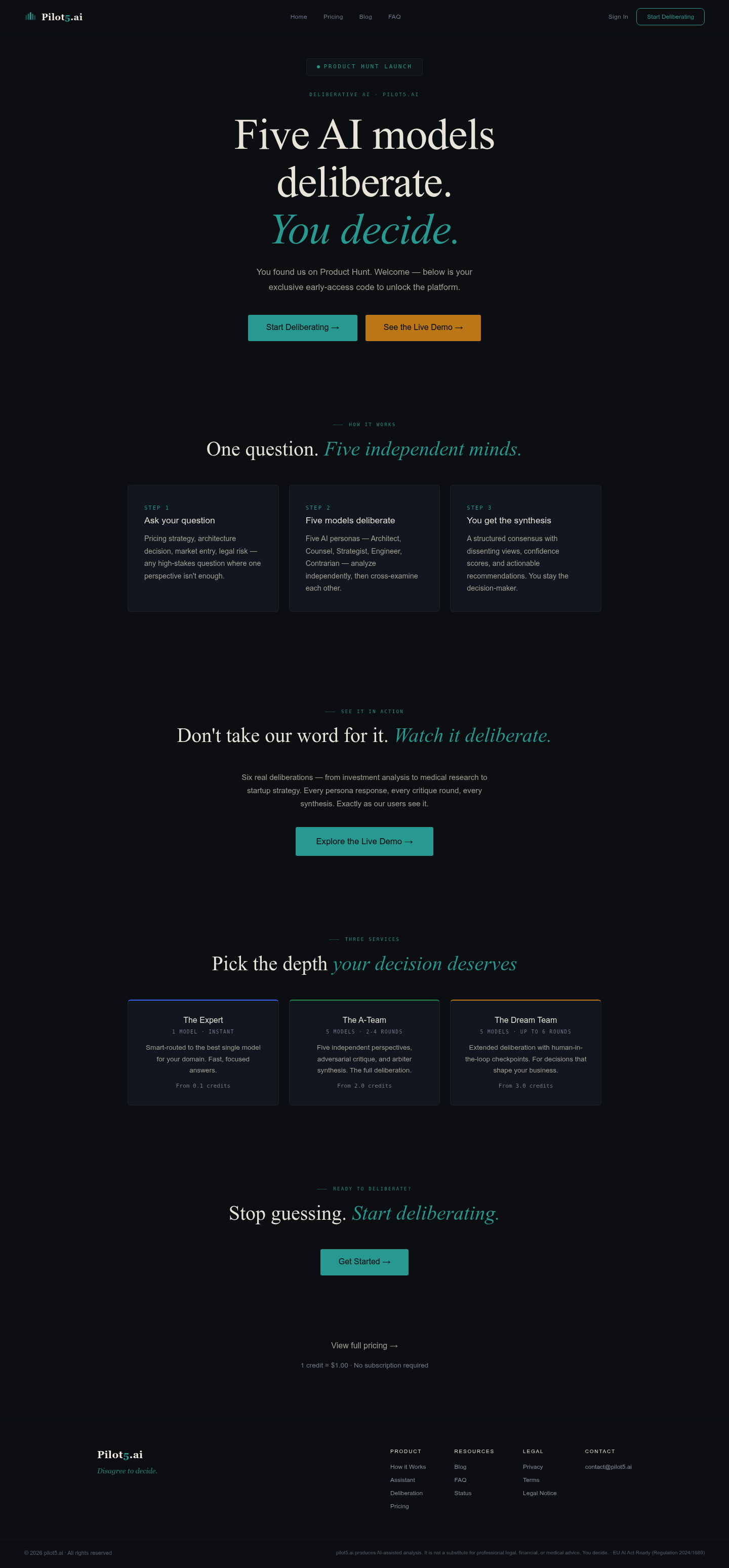 Pilot5.ai screenshot