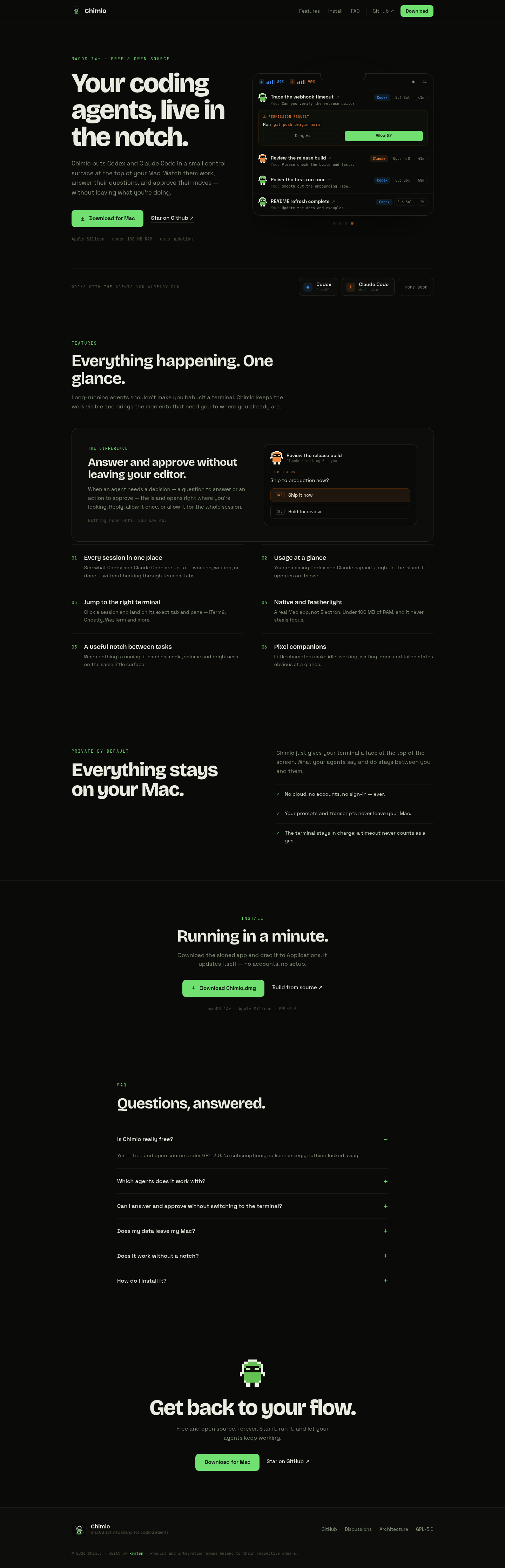 Chimlo screenshot