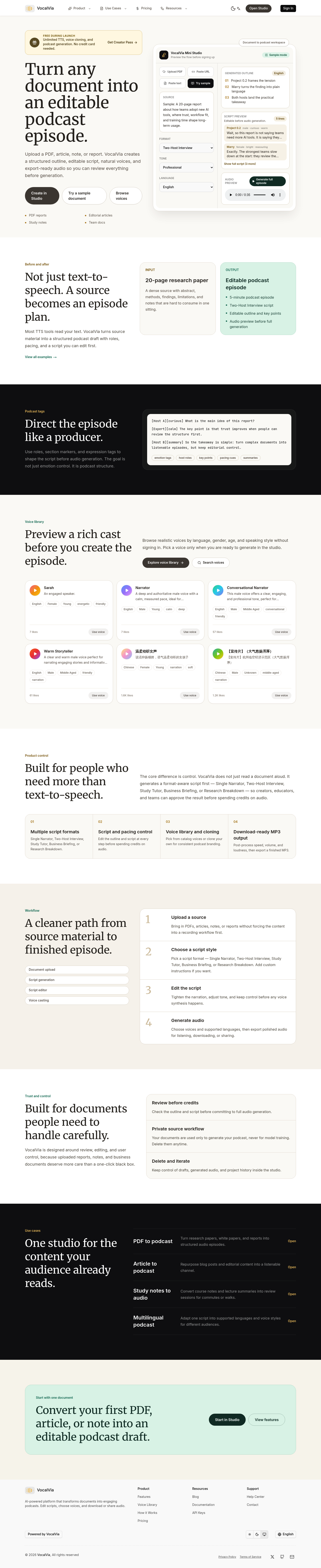 VocalVia screenshot