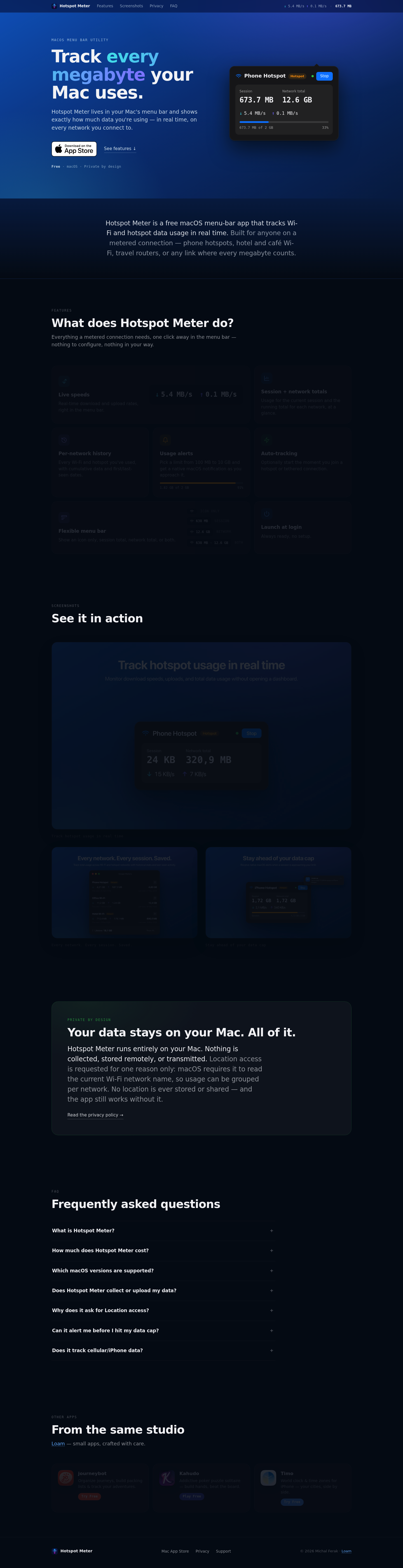 Hotspot Meter  screenshot