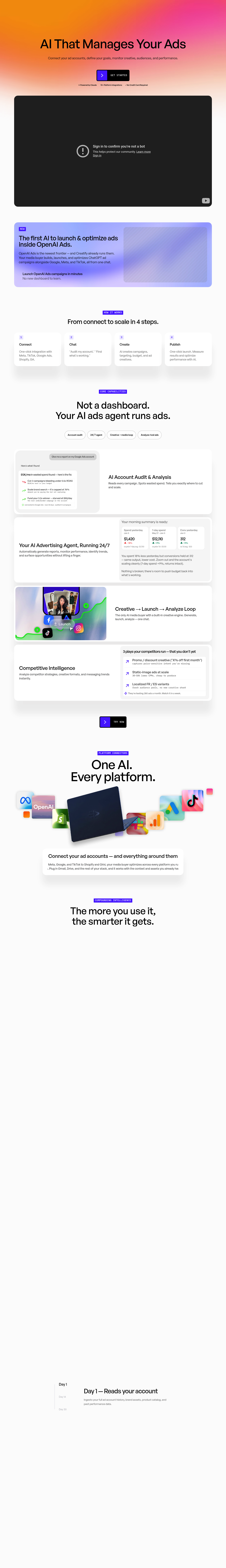 AI Media Buyer By Creatify screenshot
