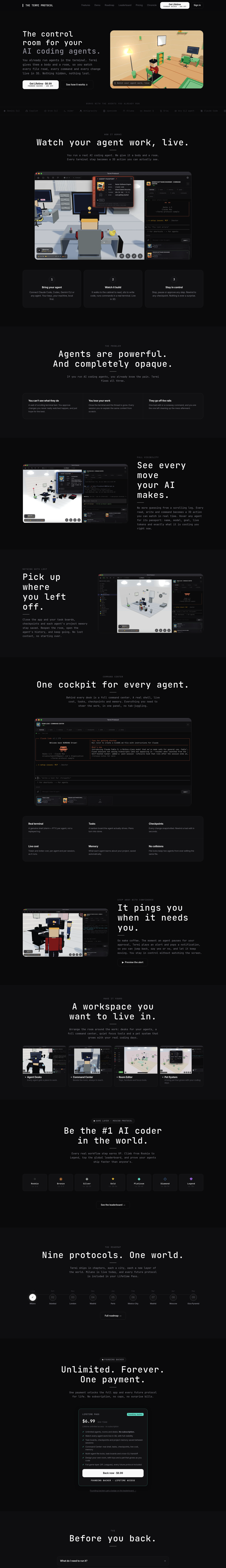 Termi Protocol screenshot