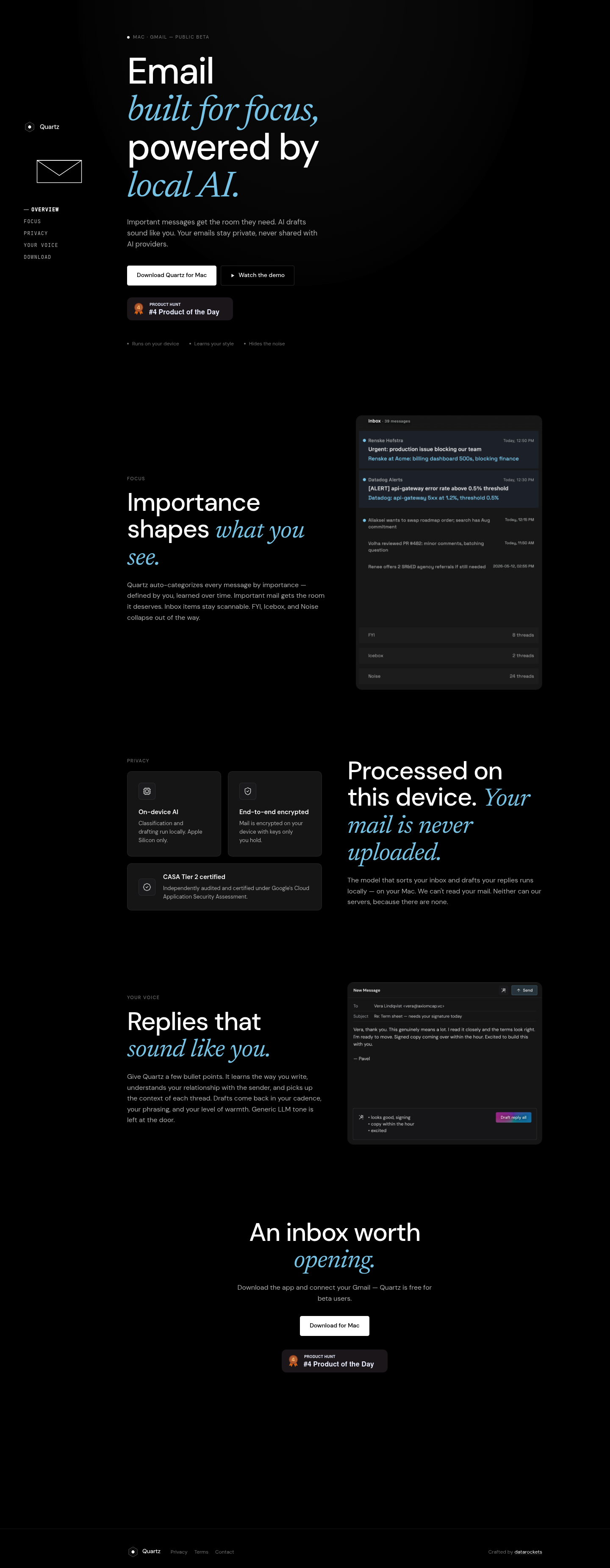 Quartz screenshot