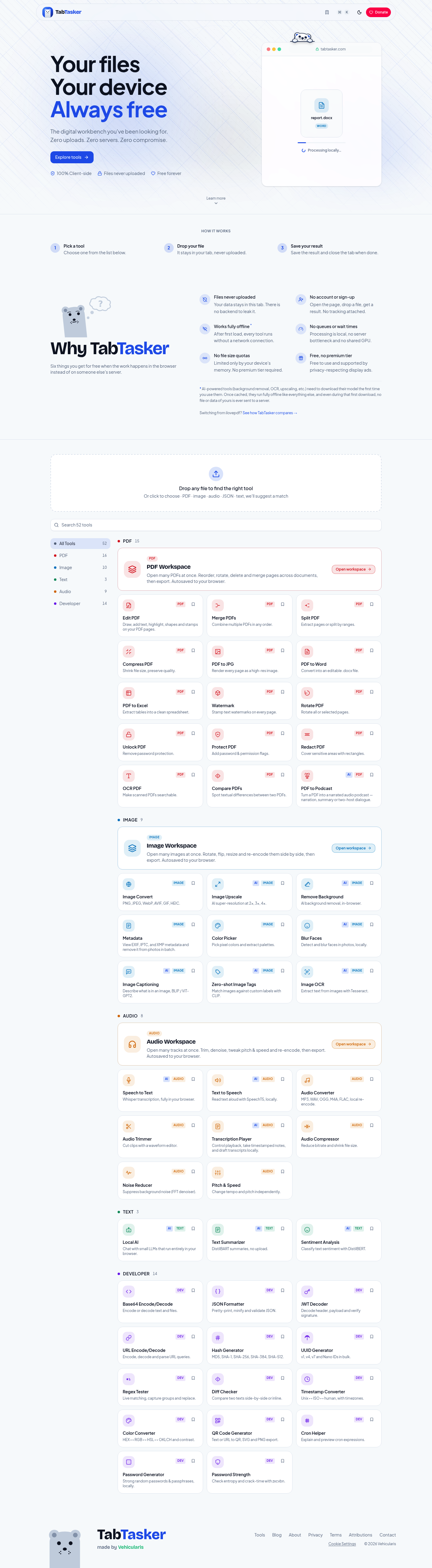 TabTasker screenshot
