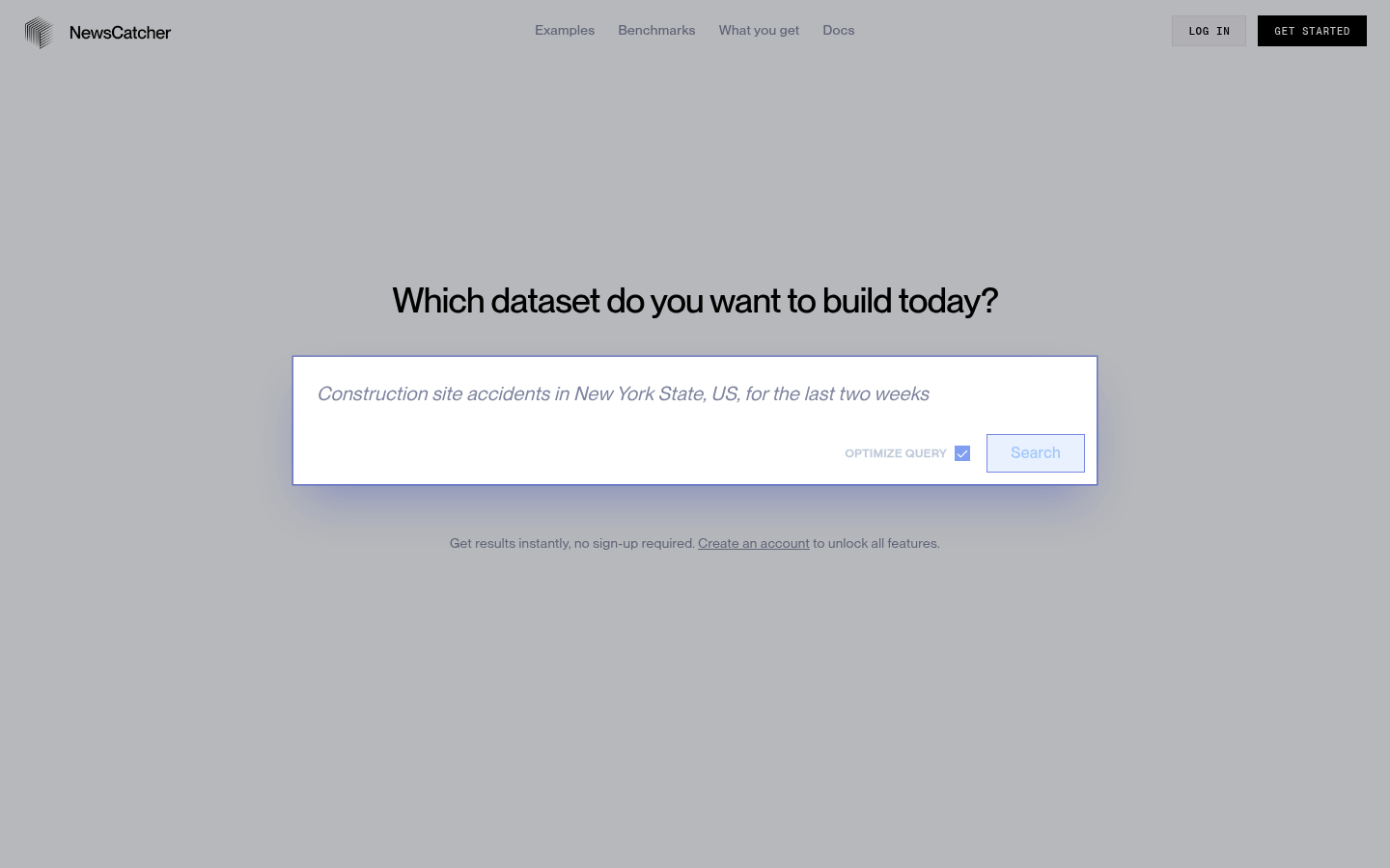 CatchAll by NewsCatcher screenshot