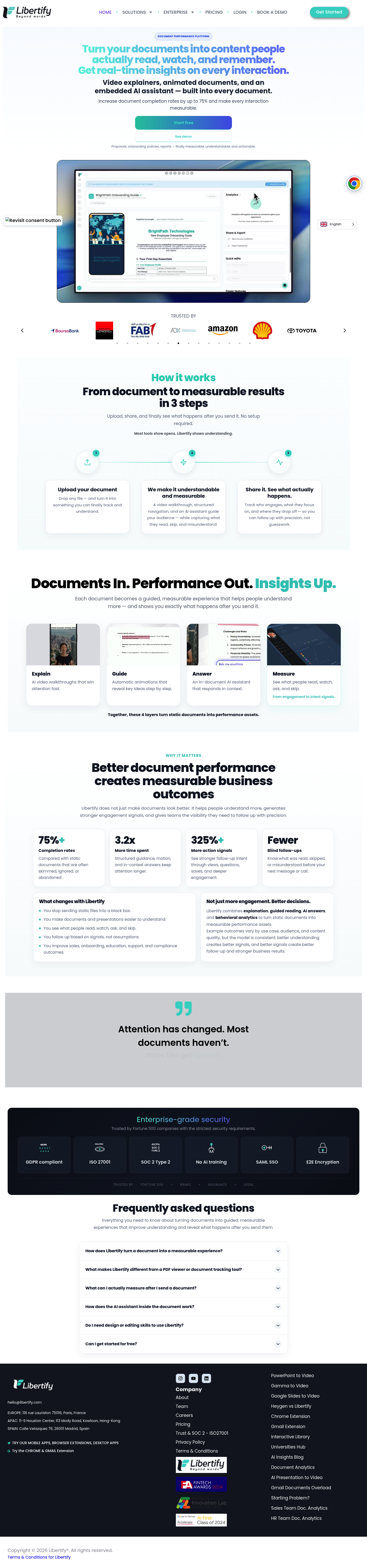 Libertify.com screenshot