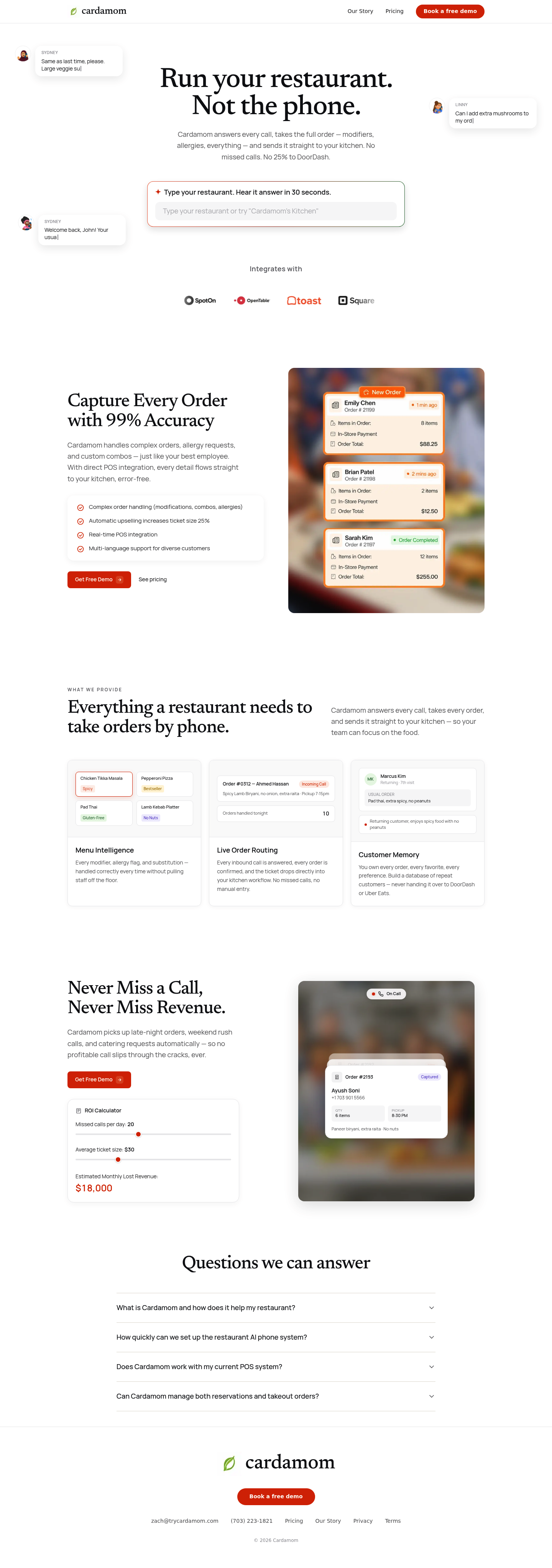 Cardamom screenshot