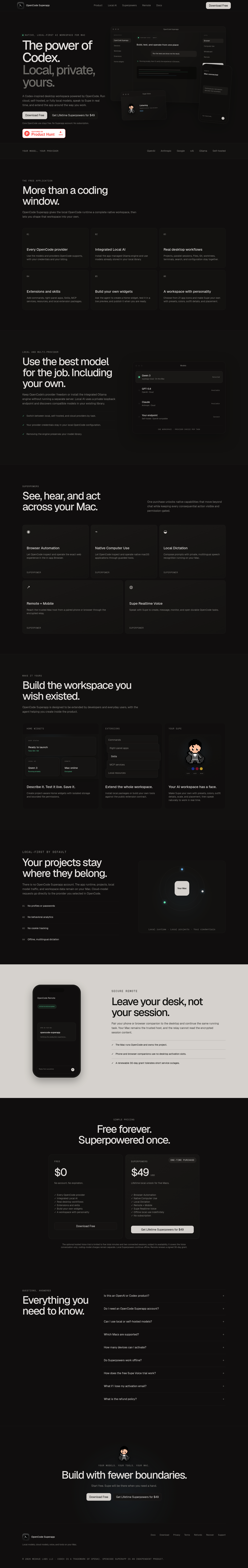 OpenCode Superapp screenshot