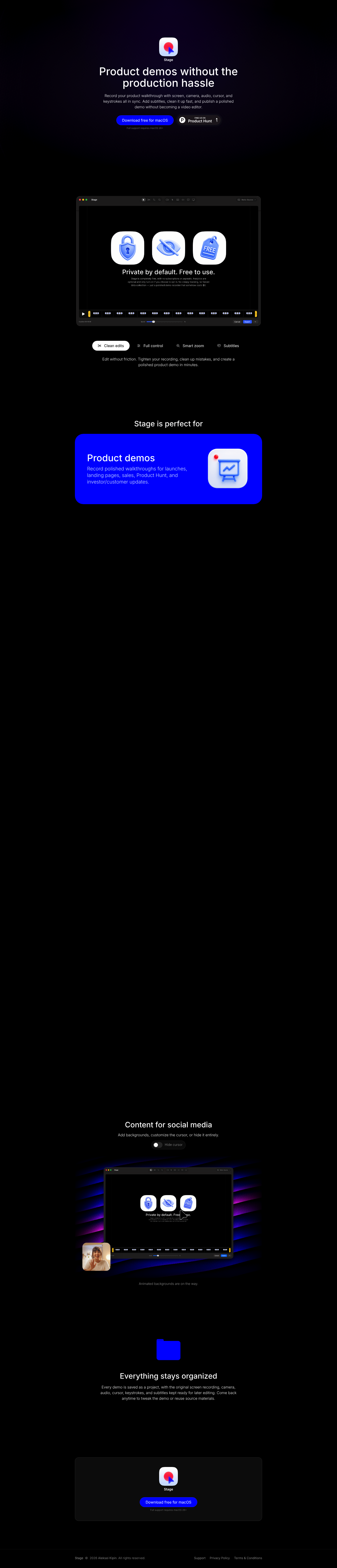 Stage screenshot