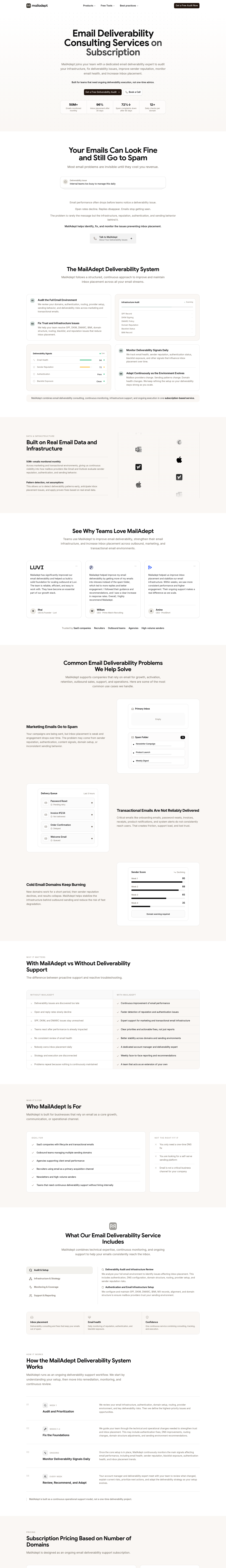 MailAdept by mailwarm screenshot