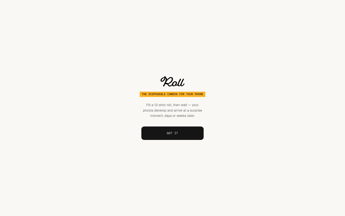 Roll screenshot