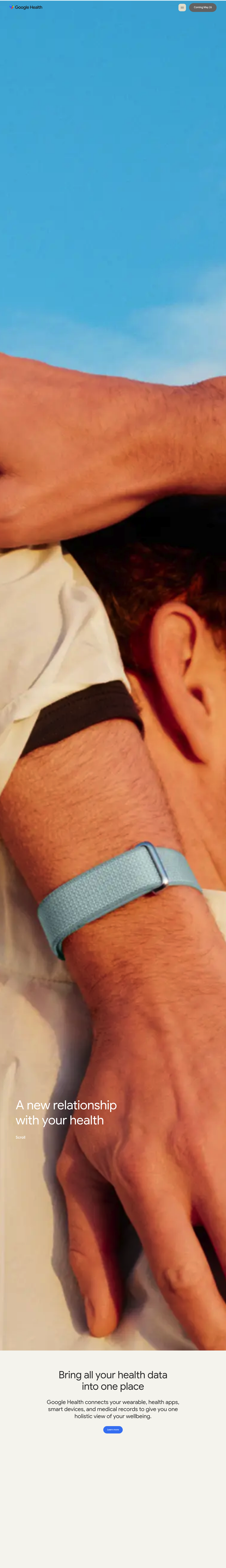 Google Health screenshot