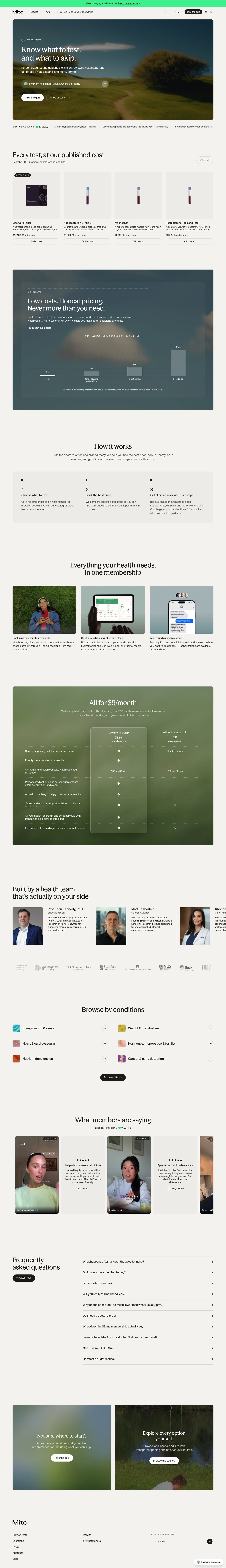 Get Transparent Pricing on Labs screenshot