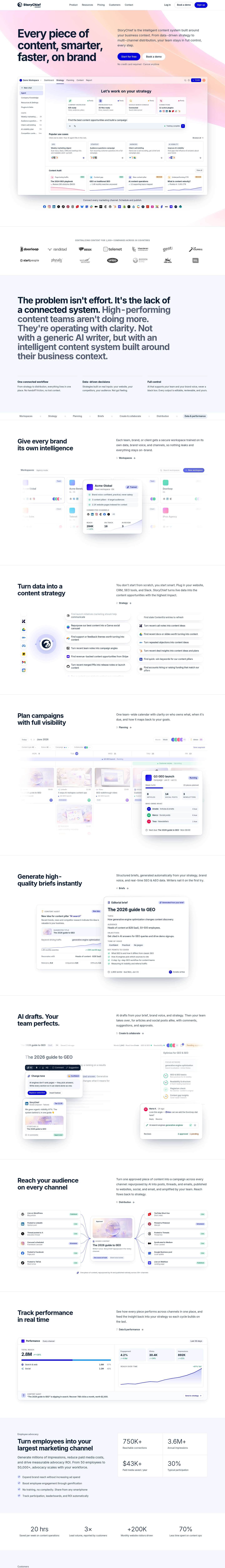 StoryChief Connect screenshot
