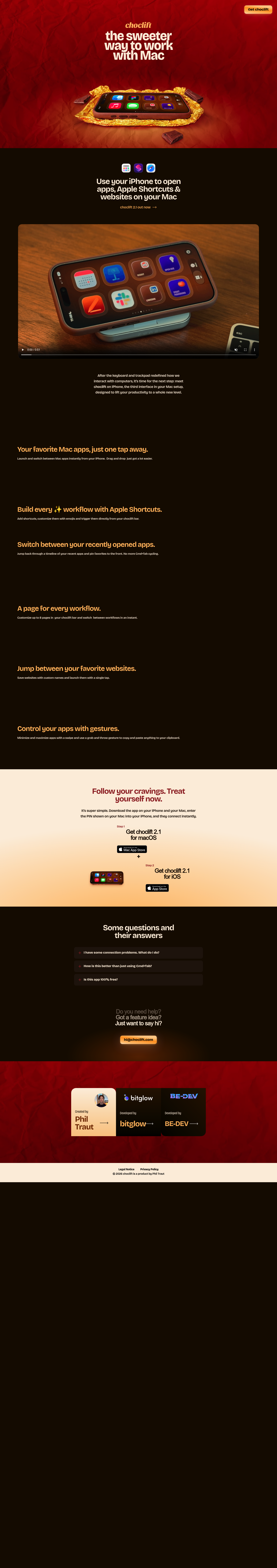 choclift screenshot
